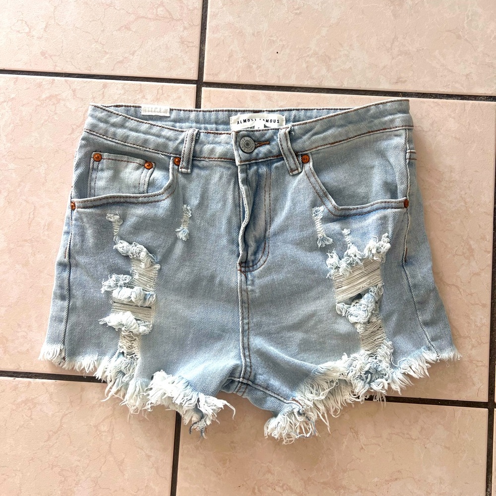 Shorts light blue size 5